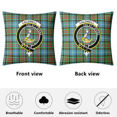 Caldwell Tartan Crest Pillow Cover