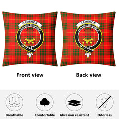 Cameron Modern Tartan Crest Pillow Cover