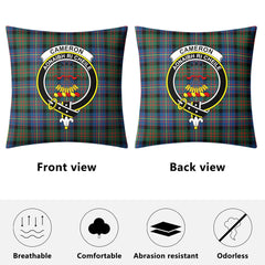 Cameron of Erracht Ancient Tartan Crest Pillow Cover