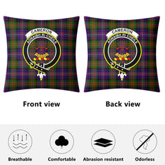 Cameron of Erracht Modern Tartan Crest Pillow Cover