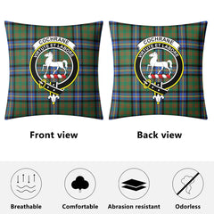 Cochrane Ancient Tartan Crest Pillow Cover