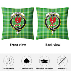 Currie Tartan Crest Pillow Cover