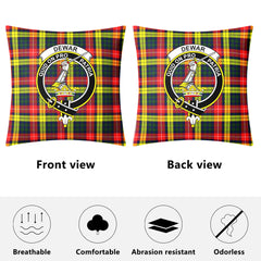 Dewar Tartan Crest Pillow Cover