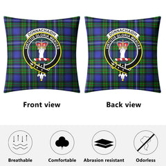 Donnachaidh Tartan Crest Pillow Cover