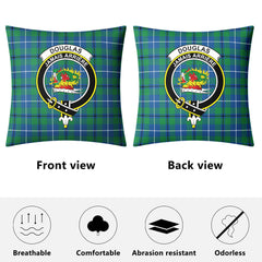 Douglas Ancient Tartan Crest Pillow Cover