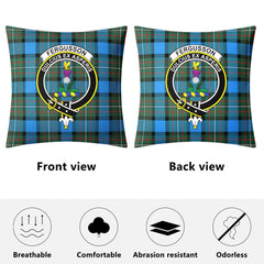 Fergusson Ancient Tartan Crest Pillow Cover