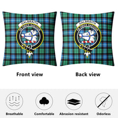 Galbraith Ancient Tartan Crest Pillow Cover