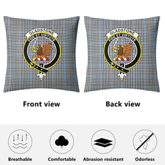 Gladstone Tartan Crest Pillow Cover