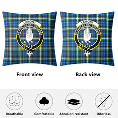 Lamont Ancient Tartan Crest Pillow Cover