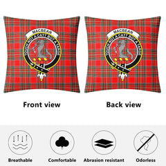 MacBean Tartan Crest Pillow Cover