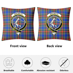 MacBeth Ancient Tartan Crest Pillow Cover