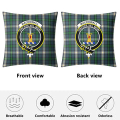 MacDowall Tartan Crest Pillow Cover