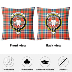 MacFarlane Ancient Tartan Crest Pillow Cover