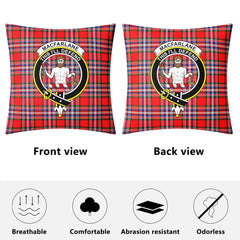 MacFarlane Modern Tartan Crest Pillow Cover