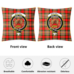 MacGill Modern Tartan Crest Pillow Cover