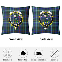 MacInnes Modern Tartan Crest Pillow Cover