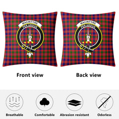 MacIntyre Modern Tartan Crest Pillow Cover