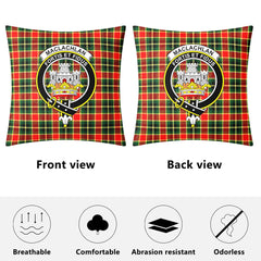 MacLachlan Hunting Modern Tartan Crest Pillow Cover