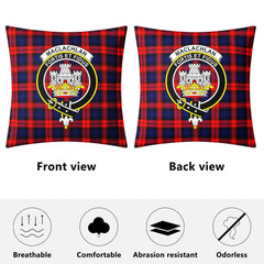 MacLachlan Modern Tartan Crest Pillow Cover