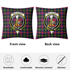 MacLennan Modern Tartan Crest Pillow Cover