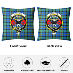 MacLeod of Harris Ancient Tartan Crest Pillow Cover