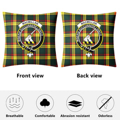 MacMillan Old Modern Tartan Crest Pillow Cover