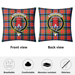 MacNaughton Ancient Tartan Crest Pillow Cover