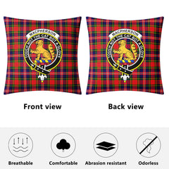 MacPherson Modern Tartan Crest Pillow Cover