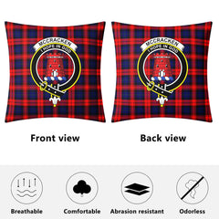 McCracken Tartan Crest Pillow Cover