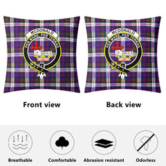 McDonald Dress Modern Tartan Crest Pillow Cover