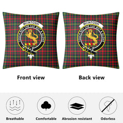 McIntosh Hunting Modern Tartan Crest Pillow Cover