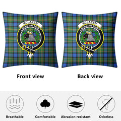 McLaren Ancient Tartan Crest Pillow Cover