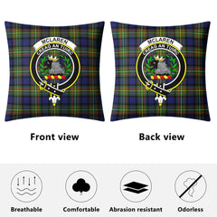 McLaren Modern Tartan Crest Pillow Cover