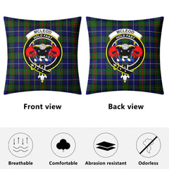 McLeod of Harris Modern Tartan Crest Pillow Cover