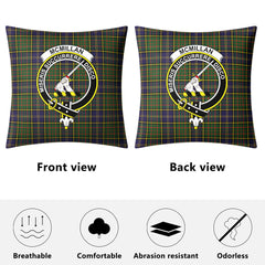 McMillan Hunting Modern Tartan Crest Pillow Cover