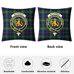 McThomas Modern Tartan Crest Pillow Cover