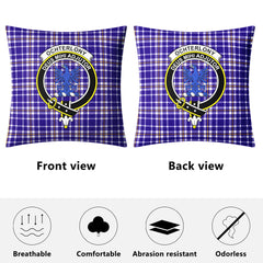 Ochterlony Tartan Crest Pillow Cover