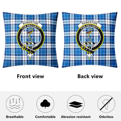 Roberton Tartan Crest Pillow Cover