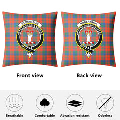 Robertson Ancient Tartan Crest Pillow Cover