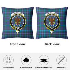 Sandilands Tartan Crest Pillow Cover