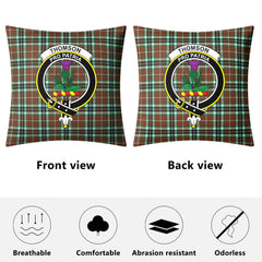 Thomson Hunting Modern Tartan Crest Pillow Cover