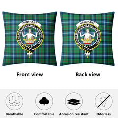 Urquhart Ancient Tartan Crest Pillow Cover