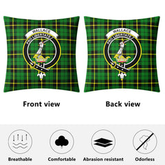 Wallace Hunting Modern Tartan Crest Pillow Cover