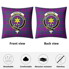 Wardlaw Modern Tartan Crest Pillow Cover