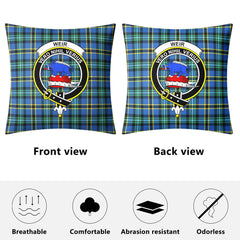 Weir Ancient Tartan Crest Pillow Cover