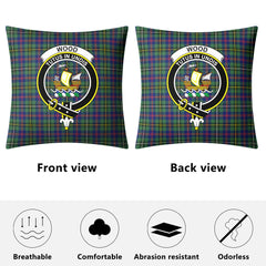 Wood Tartan Crest Pillow Cover