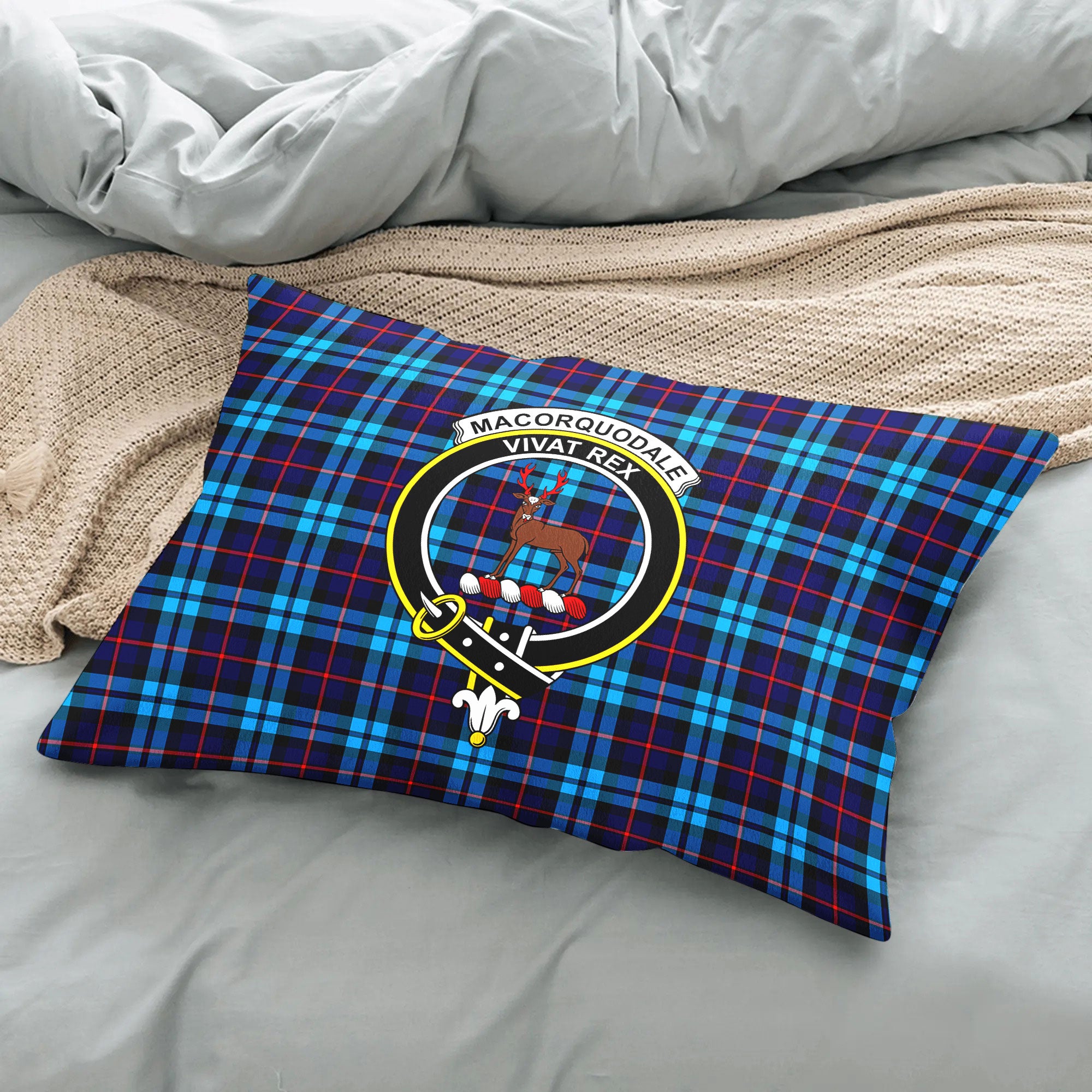 MacCorquodale Tartan Crest Pillow Cover