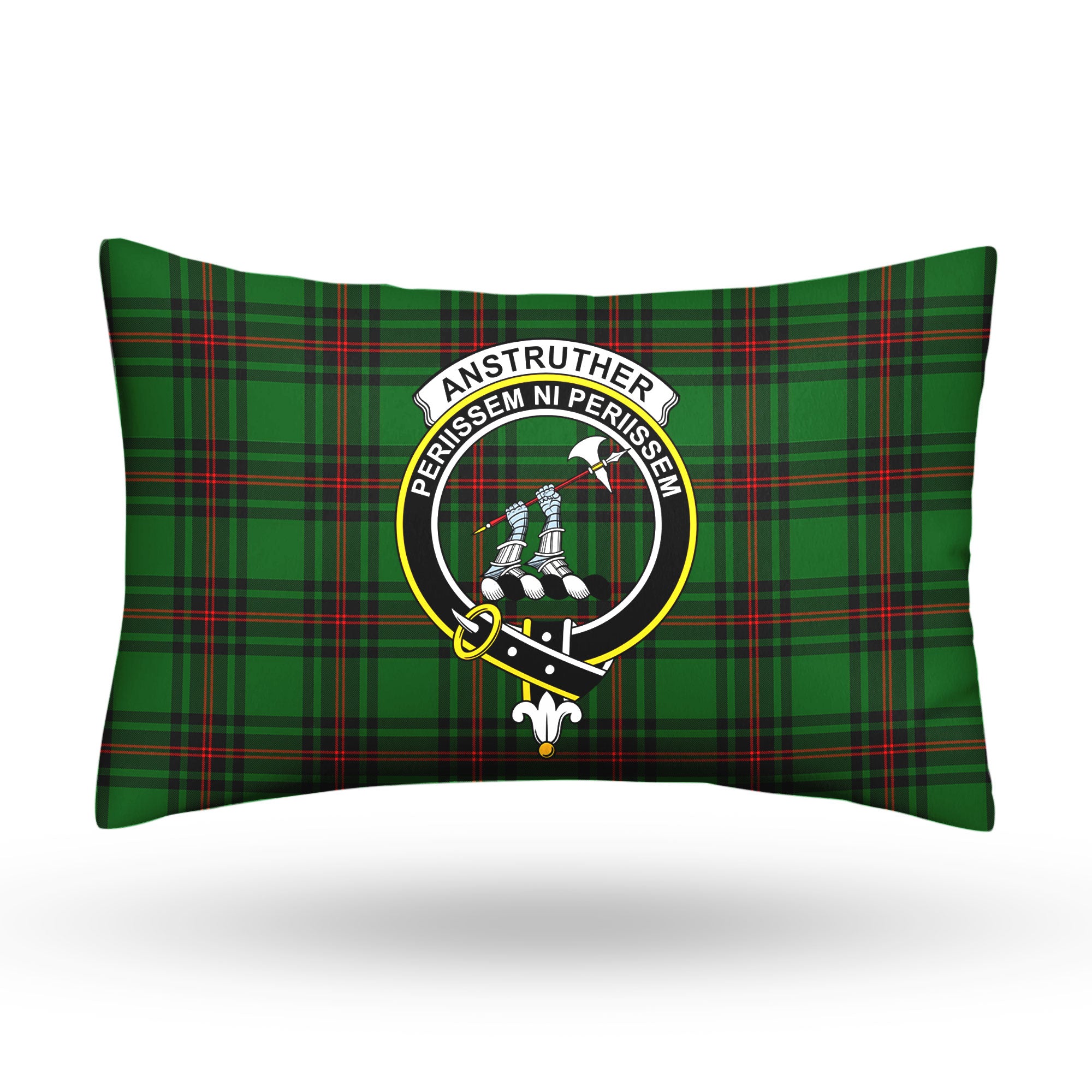 Anstruther Tartan Crest Pillow Cover