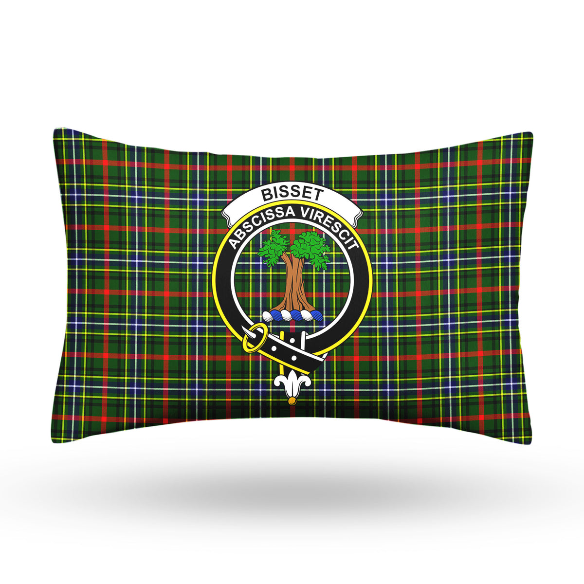 Bisset Tartan Crest Pillow Cover