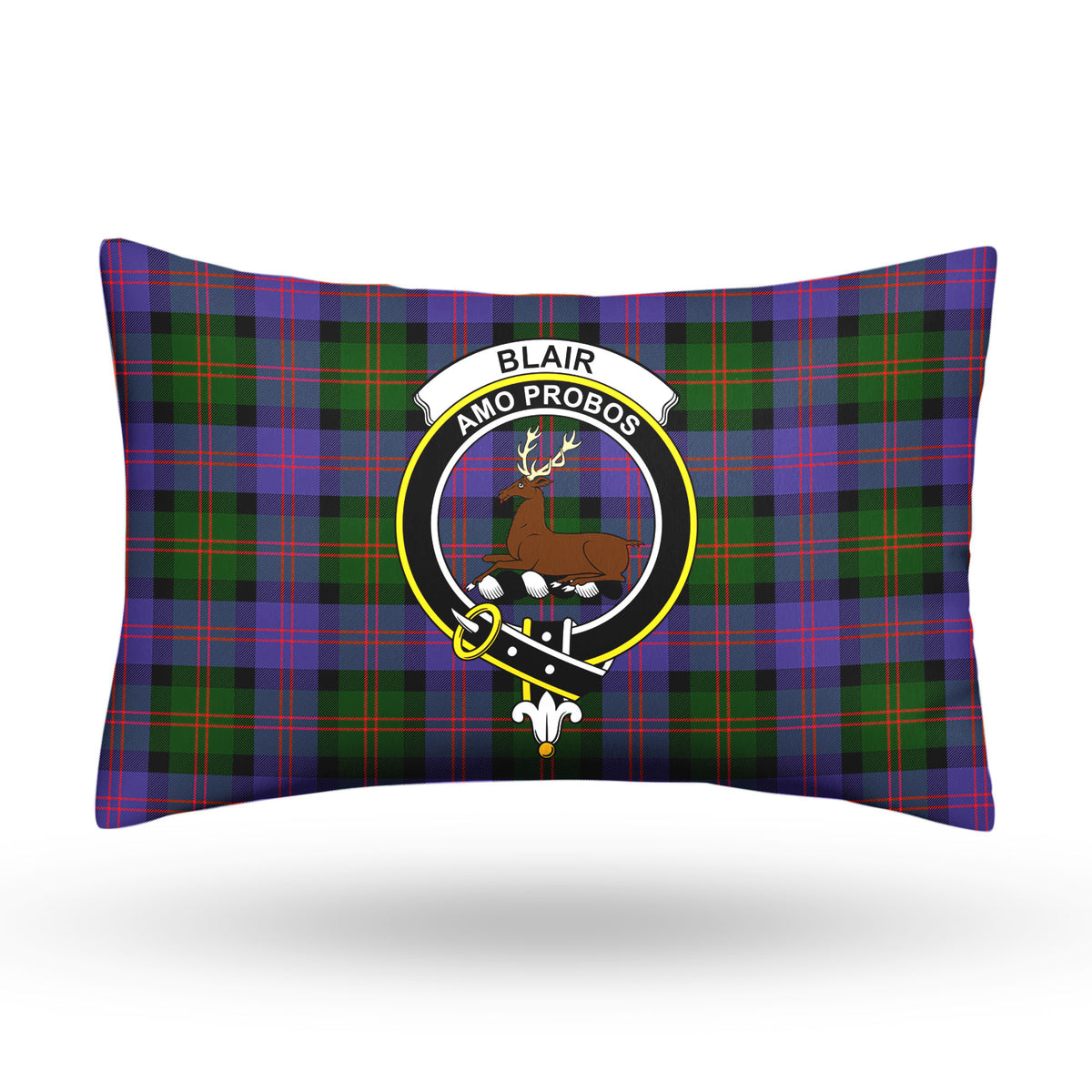 Blair Modern Tartan Crest Pillow Cover